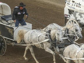 John Walters remains in contention through seven nights of racing at the Calgary Stampede.