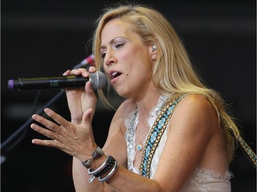 Fans pack Fort Calgary for American singer, songwriter, and guitarist Sheryl Crow at the 2015 Oxford Stomp held at Fort Calgary Friday night.