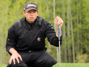 Banff's Jordan Irwin, seen during the 2011 Alberta Open, is one of the top players in the 25-40 year old age group, who is benefitting from Alberta Golf dropping the Mid-Am age limit this year.