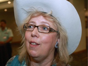 Like other federal party leaders, Green leader Elizabeth May usually attends the annual Stampede.