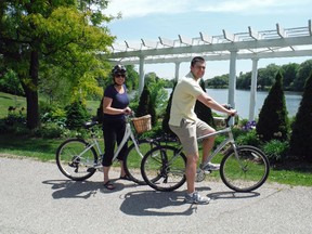 July 18; Bicycle Tour – An historic guided bicycle tour around Stratford is a great way to see the city and get to know its history. You can book a guided tour at Avon Boat Rentals (avonboatrentals.ca) for Debbie Olsen Travel column; photo by Debbie Olsen