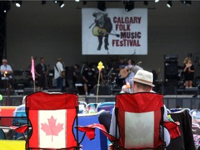 Christina Ryan/ Calgary Herald CALGARY, Alberta --JULY 12, 2014 -- Folk festival goers get to the island early to pick their spots at the Folk Festival in Calgary, on July 24, 2015. (Christina Ryan/Calgary Herald) (For {sup 1} story by {cart}) 00067110A SLUG: 0725 Folkfest 6
