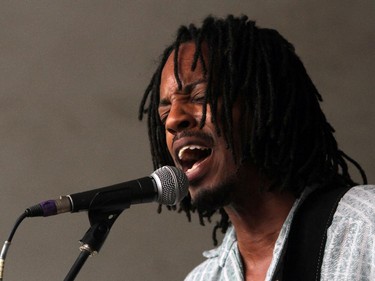 Black Joe Lewis electrifies the National at the Folk Festival in Calgary, on July 24, 2015.