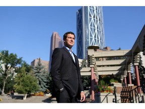Richard Truscott, Alberta director for the Canadian Federation of independent Business in downtown Calgary.