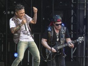 Journey plays the Calgary Stampede Roundup at Fort Calgary.