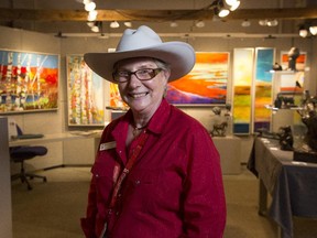 Cheyne Parkinson, chair of the Western Showcase committee Calgary Stampede, poses for a photo at the preview for the Stampede Arts series in Calgary.