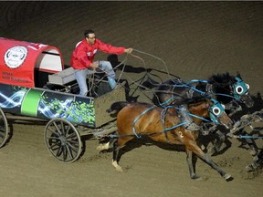 Chuckwagon driver Kurt Bensmiller is back on top of the aggregate standings with two more nights of racing left before the semifinals.