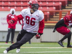 Calgary Stampeders receiver Anthony Parker made some meaningful catches in Montreal after coming in off the bench.