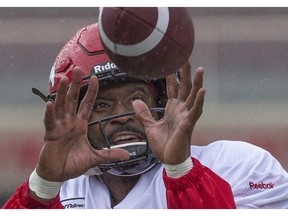 Veteran receiver Jabari Arthur is focused on making the most of a new opportunity, after rejoining the Stamps on Tuesday.