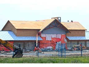 The new Cabela's store is under construction just south of Deerfoot Mall on Tuesday July 7, 2015. The hunting, fishing and outdoor gear store is set to open this fall.