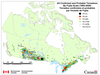 A map of where tornadoes occur across the country. Courtesy Environment Canada.