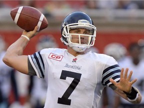 Toronto Argonauts' QB Trevor Harris has been incredibly efficient in taking over the offence after Ricky Ray went down.