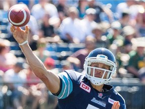 Toronto Argonauts quarterback Trevor Harris has been a revelation since coming in for the injured Ricky Ray.