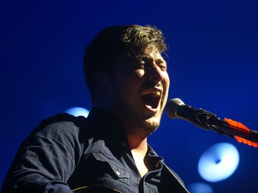 Mumford & Sons play the Scotiabank Saddledome in Calgary on Wednesday, Aug. 12, 2015.