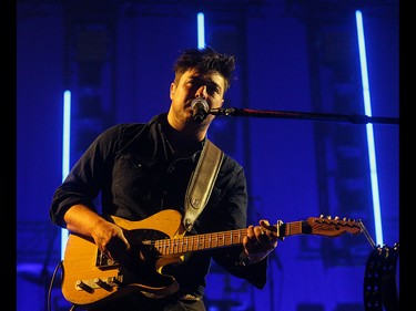 Mumford & Sons play the Scotiabank Saddledome in Calgary on Wednesday, Aug. 12, 2015.