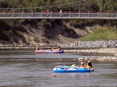Calgarians are hit with a heat wave as they knuckle down for the dog days of summer in Calgary on August 11, 2015.