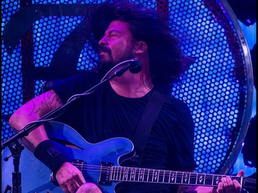 Foo Fighters play the Scotiabank Saddledome in Calgary on Thursday, Aug. 13, 2015.
