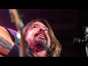 Foo Fighters play a sold out show the Scotiabank Saddledome in Calgary on Thursday, Aug. 13, 2015.