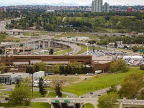 The site of the proposed new Flames arena in Calgary. The area is contaminated with creosote, used to treat railway ties and telephone poles.