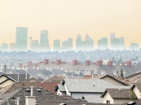 Forest fires from the U.S. and British Columbia have resutled in smog and a health advisory in Calgary and area.