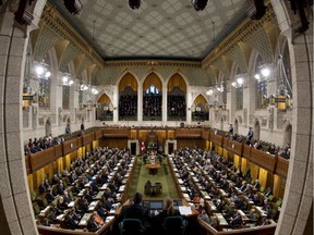 ON Wednesday March 27, 2013 in Ottawa. THE CANADIAN PRESS/Adrian Wyld
 // ADD: overall general view chamber of the House of Commons wide angle view /pws