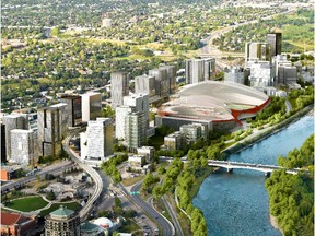 An artist's rendering of the proposed CalgaryNEXT project.