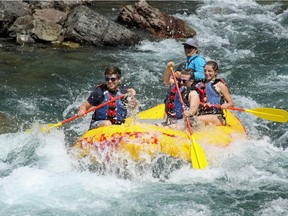 Rafting the Middle Fork – The Middle fork of the Flathad River in Montana is ideal for river rafting.