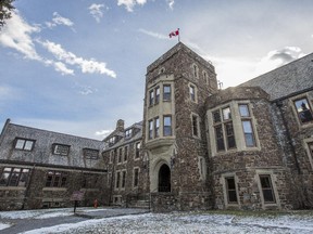 Banff National Park administration building in Banff, in February 2015.