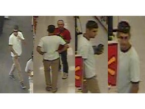 Calgary police are asking for help identifying a person of interest, seen in this still image from CCTV footage, after a violent attempted robbery at Northland Village Mall July 11, 2015.