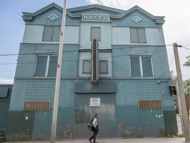 The historic Cecil Hotel, located near the end of the 4th Avenue flyover, in Calgary, on June 23, 2014.