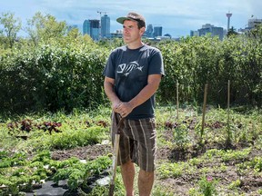 Dennis Scanland is one of the new urban gardeners around Calgary