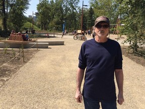 Frank DeViller, taking a stroll through Calgary's newly opened St. Patrick's Island on Sunday afternoon, said an 11-week election campaign triggered earlier that day puts a damper on summer.