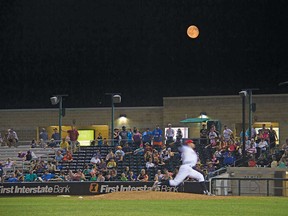 The author takes in a late night game in Billings Montana