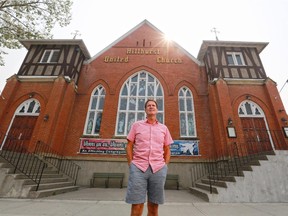 John Pentland, Minister at Hillhurst United Church in Kensington, was photographed outside the church on Tuesday, August 25.