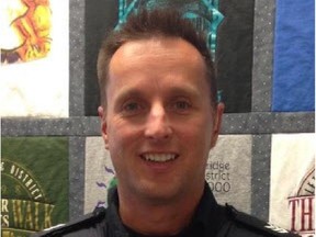 Acting Sgt. Chris Stock, a Lethbridge Regional Police officer, has been credited with saving the life of a 21-year-old man overdosing on fentanyl on Aug. 16. Stock has been on the force for 14 years.