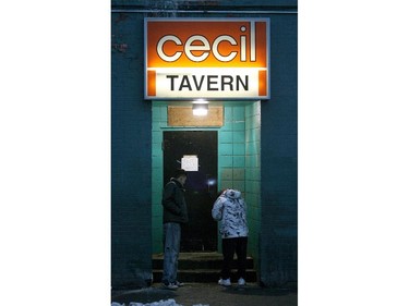 Calgary's Cecil Hotel tavern was closed Tuesday, Dec. 9, 2008 by the city. The City of Calgary cited high crime rates and heavy drug traffic at the location as reasons for the closure.