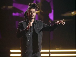 The Weeknd performs at the BET Awards at the Microsoft Theatre on Sunday, June 28, 2015, in Los Angeles. The artist will be bringing his fall tour to Calgary for a Nov. 29 Saddledome show.