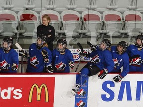 Sarah Murray, the daughter of former Team Canada and NHL coach Andy Murray, is in Calgary this week soaking up coaching techniques during the national women's development camp at WinSport. She aims to bring the experience back to Korea, where she is preparing an underdog team for their host Olympics in 2018.