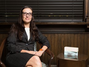 Marcella Munro, Stakeholder Relations and Communications Manager for Premier Rachel Notley, at the McDougall Centre in Calgary on Monday, Sept. 14, 2015.