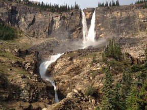 Twin Falls in Yoho National Park in August 2015.