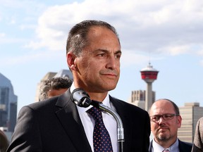 Alberta Finance Minister Joe Ceci, pictured in Calgary on September 1.