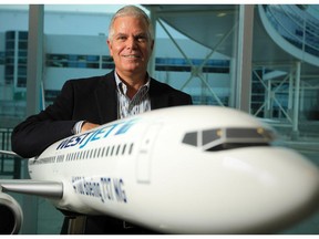 WestJet chief executive Gregg Saretsky at the WestJet Campus in Calgary.