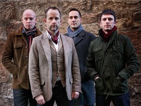 Billy Boyd, second from left, is the frontman for Glasgow band Beecake.