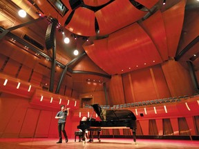 Timothy Chooi and pianist Kathy Dornian take the new Bella Concert Hall for a spin.
