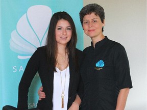 Omaet Velasco and her mother Milvia Rodriguez, owners of Sandpearl Mobile Spa.