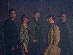 Calgary band Locomotive Ghost features, from left, Mike Buckley, Laura Schoenberg, James Bundy, Ben Nixon and Matthew Howell.