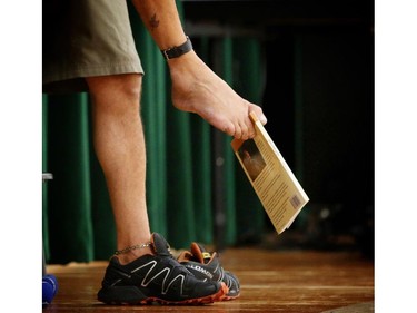 Motivational speaker Alvin Law during his talk with students at Thomas B. Riley School in Calgary on September 10, 2015.