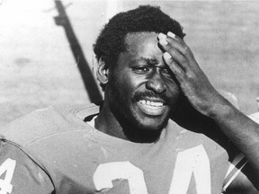 Willie Burden is shown in a file photo from the 1970s. The Stampeders great is stuck in an Atlanta hospital awaiting a heart transplant.