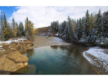 The Castle River in the Castle Wilderness Area of Southern Alberta.