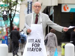 Milan Papez when he was a candidate for mayor in 2013.